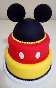 Bizcocho De Mickey Mouse Sencillo Sencillo Y Bonito Pastel De Mickey Mouse Pastel Mickey Fiesta De Mickey Mouse