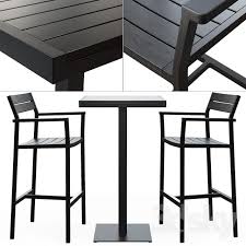 3d Models Table Chair Design Within Reach Eos Bar Stool And Bar Height Table Bar Height Table Design Within Reach Table