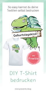 Entdecken sie die große auswahl an stylischen shirts. Selbst Sein Eigenes T Shirt Bedrucken Mini Presents Blog