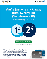 Maybe you would like to learn more about one of these? Expired Chase Amazon Card Get 2 Cashback Everywhere Through February 2020 Doctor Of Credit