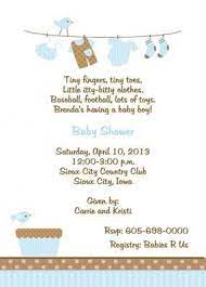 Baby Shower Invitation For A Boy Withbaby S Clothes Blue Overalls Baby Shower Invitation Wording Baby Shower Invitations For Boys Baby Shower Invitation Poems