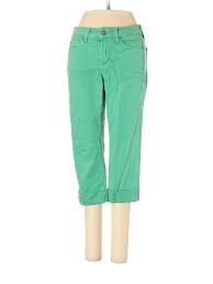 Details About Nydj Women Green Jeans 0 Petite