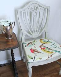Vintage Chair Makeover See How This Old Goodwill Chair Was Transformed Into This Shabby Chic Stu Dining Chair Makeover Chair Makeover Vintage Chairs Makeover
