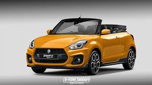 Suzuki Swift Sport Cabriolet Rendered Will Not Launch Suzuki Swift Sport Suzuki Swift New Suzuki Swift