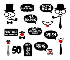 Photobooth 60th Birthday Photo Booth Props Free Printable 50th Birthday Party Printable Photo Booth By Bcreativedesignarts 7 90 40th Birthday Parties 30th Birthday Parties 60th Birthday Party