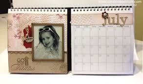 Stampin Up S Days To Remember Calendar July Scrapbook Calendar Diy Christmas Gifts Paper Crafts