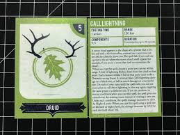 Dungeons Dragons 5e Druid Spell Deck Etsy Dungeons And Dragons 5e Dungeons And Dragons Spelling