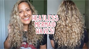 The curly mermaid salon is located in sanctuary point in jervis bay nsw. My Go To Heatless Mermaid Beach Waves Short Medium Long Hair Youtube