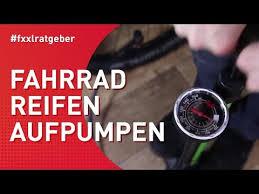Fahrradreifen Aufpumpen Blitzventil Autoventil Und Franzosisches Ventil Youtube