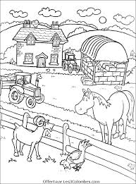 Sur notre site, je te propose de. Coloriage Ferme Color