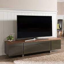 Ash and grey tv unit warm and woody. Hessel Wooden Tv Cabinet Large In Walnut With Grey Glass Door Tv Stand Cabinet Wooden Tv Cabinet Tv Cabinet Design