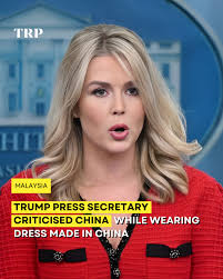 A dress designed by Malaysian-born Han Chong stole the spotlight during a  recent White House briefing when press secretary Karoline Leavitt wore the  Self-Portrait piece while criticising China. The irony? The designer's