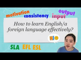 Learning a new language in the quickest and easiest way possible is just like driving: å…¨è‹±æ–‡ How To Learn English A Foreign Language Effectively Youtube