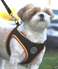 Gooby Jersey Dog Harness Step In Mesh Sports Colors Black