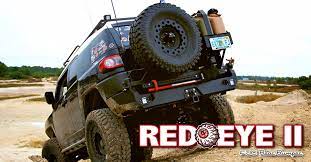 metal tech fj cruiser red eye ii full shell rear swing out bumper stage 3 fj cruiser toyota fj cruiser cruisers