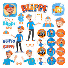 Bundle Blippi Svg And Png Files Fan Art Clipart Clip Art Birthday Themes For Boys 2nd Birthday Party Themes