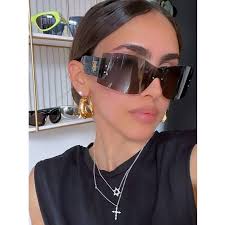 NEW Burberry BE3137 Bella Black Rimless Shield Sunglasses