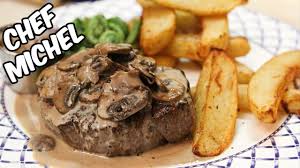 Filet De Boeuf Flambe Sauce Champignons Filet De Boeuf Recette A Base De Viande Recettes De Cuisine