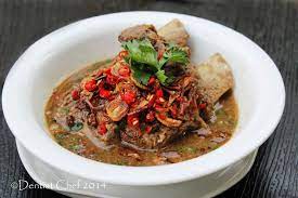 Resep Sup Konro Bakar Iga Sapi Khas Makassar Indonesian Spicy Beef Ribs Soup Barbequed With Peanut Sauce Resep Sup Iga