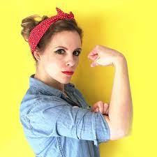 Even though rosie was a fictional character, she represented america's working women in factories and shipyards during world war ii. Last Minute Diy Halloween Costume Rosie The Riveter Blog