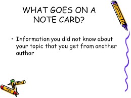 Free online note card maker. Research Paper Note Cards Ppt Video Online Download
