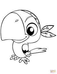 Dibujos De Loros Para Colorear