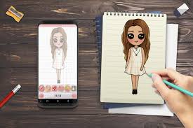 Then slowly start adding the outlines of the face around them. Learn To Draw Cute Chibi Girls Step By Step For Android Apk Download