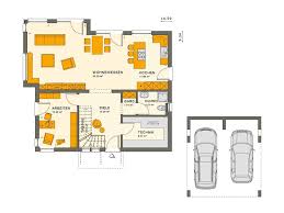Fertighaus Grundriss Einfamilienhaus Erdgeschoss Mit Doppelcarport Haus Bauen Ideen Living Haus Sunshine Haus Grundriss Grundriss Einfamilienhaus Living Haus