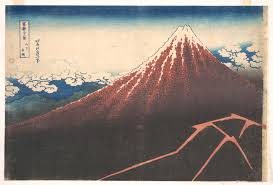 Katsushika Hokusai Storm Below Mount Fuji Sanka No Haku U From The Series Thirty Six Views Of Mount Fuji Fugaku Sanjurokkei Japan Edo Period 1615 1868 The Metropolitan Museum Of Art