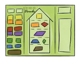 Das haus der vierecke 1. Ebene Figuren Ein Geometrie Lapbook Die Frau Mit Dem Dromedar