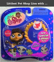 Littlest Pet Shop Lion With Flaming Hoop And Crown 809 Let This Cute And Fuzzy Special Edition Lion Pet Into Your Littles Littlest Pet Shop Pet Shop Lps Pets