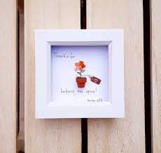 In recent times #thankateacher and teachersday.com has been promoting teachers' day throughout the world. Teachers Day Gift Thank You Teacher Pebble Picture Gift End Of School Teacher Present Present For Teac Presents For Teachers Picture Gifts Pebble Pictures