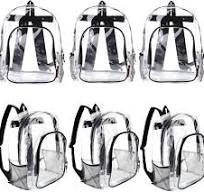 Amazon.com: JOMPARO 24 Pack Bulk Clear Backpacks PVC Clear ...