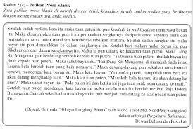 Tauladan yang ditunjuk oleh pemimpin untuk dicontohi dan diamalkan oleh setiap lapisan masyarakat. Soalan Dan Jawapan Prosa Tradisional Kepimpinan Melalui Teladan Persoalan W