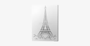 French ribbon banner from the graphics fairy. Vector Drawing Eiffel Tower In Paris France Canvas Eiffel Tower Clip Art Png Image Transparent Png Free Download On Seekpng