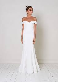Dallas By Jane Hill Modern Romantic Wedding Dresses For The Modern Bride Who Loves A Touch Of Crepe Wedding Dress Fitted Wedding Dress Indie Wedding Dress