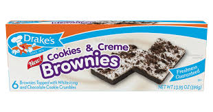 Enjoy drakes cakes yodels with your morning cup of coffee, or put some drakes coffee cakes in your kids snack for. Drake S Introduces Cookies Creme Brownies