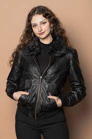 Mac Douglas Black Leather Jacket L Vinokilo Com
