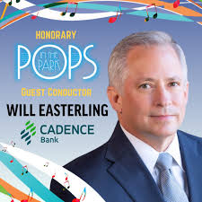 Partners for the Arts extends a warm welcome to Will Easterling, our newest  Pops in the Park guest conductor! As a proud Mississippi native and  University of Southern Mississippi alumnus, Will is