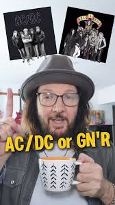 AC/DC or GN'R? 🤔 #backinblack #appetitefordestruction #acdc #gnr #rock  #80srock #80smusic