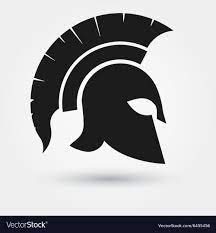 Spartan Warrior Helmet Royalty Free Vector Image Spartan Helmet Tattoo Warrior Helmet Spartan Helmet