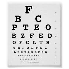 Snellen Eye Test Chart