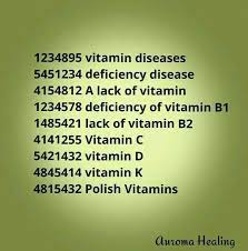 Vitamin All In One Healing Codes Healing Mantras Healing