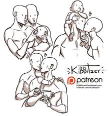 Family Reference Sheet Preview Kibbitzer On Patreon Drawing Reference Family Drawing Drawing Poses