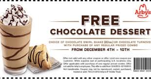 Pinned December 4th Chocolate Dessert Free With Your Combo At Arbys Coupon Via The Coupons App Chocolate Desserts Chocolate Swirl Coupon Apps