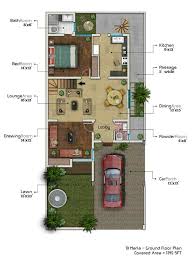 69bc33e4b031db6f3cb5efaeec76f4f2 Jpg 622 850 Pixel 10 Marla House Plan House Map Basement House Plans