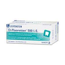 Vitamin D Fluoretten 500 I E Bổ Sung D3 Cho Trẻ Sơ Sinh Va Trẻ Em