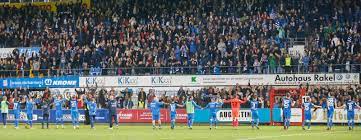 Nach vier jahren in der 3. Krone Familienblock Im Stadion Des Sv Meppen E V Fahrzeugwerk Bernard Krone Gmbh Co Kg