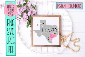 Download Texas Floral State Svg Svg Cutting File By Renee S Creative Svg S Thehungryjpeg Com