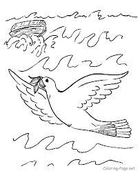 Bible Coloring Page Dove And Olive Branch Bible Coloring Pages Coloring Pages Bible Coloring